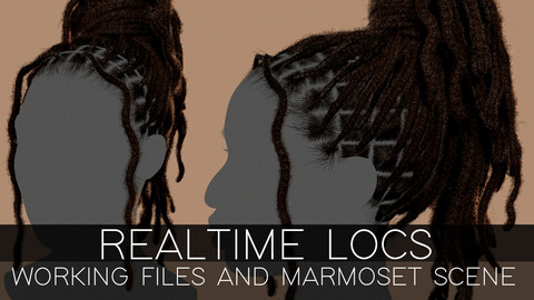 Realtime Locs - Working files and marmoset scene