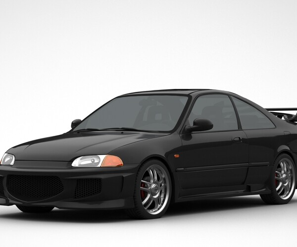 ArtStation - Honda Civic EJ1 Coupe - The Fast and the Furious | Game Assets