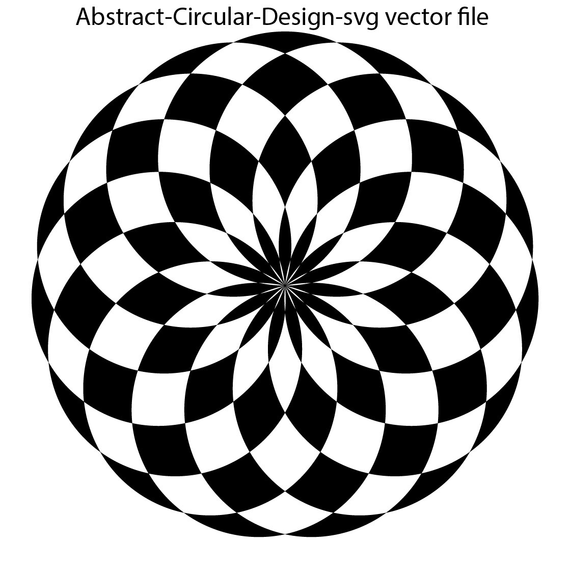 ArtStation - Abstract-Circular-Design-svg vector file | Artworks