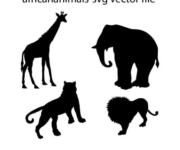 ArtStation - africananimals-svg vector file 5 | Artworks