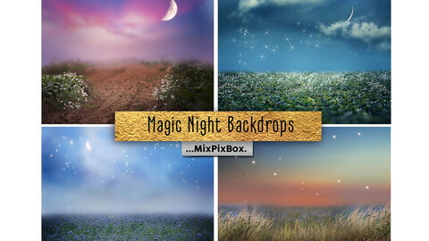 Magic Night Backdrop