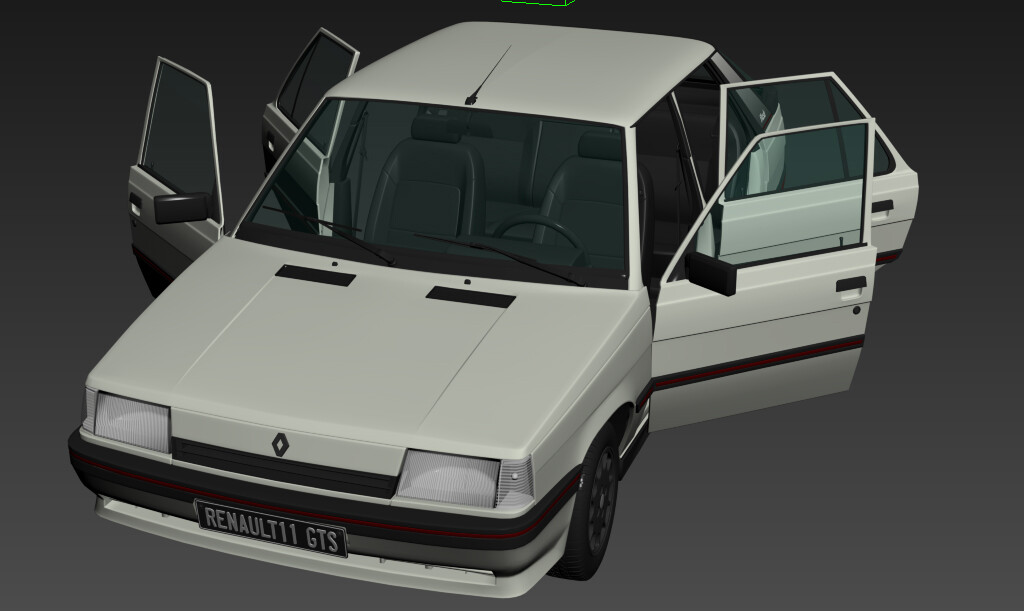 Artstation - Renault 11 Gts 