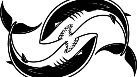 double shark logo