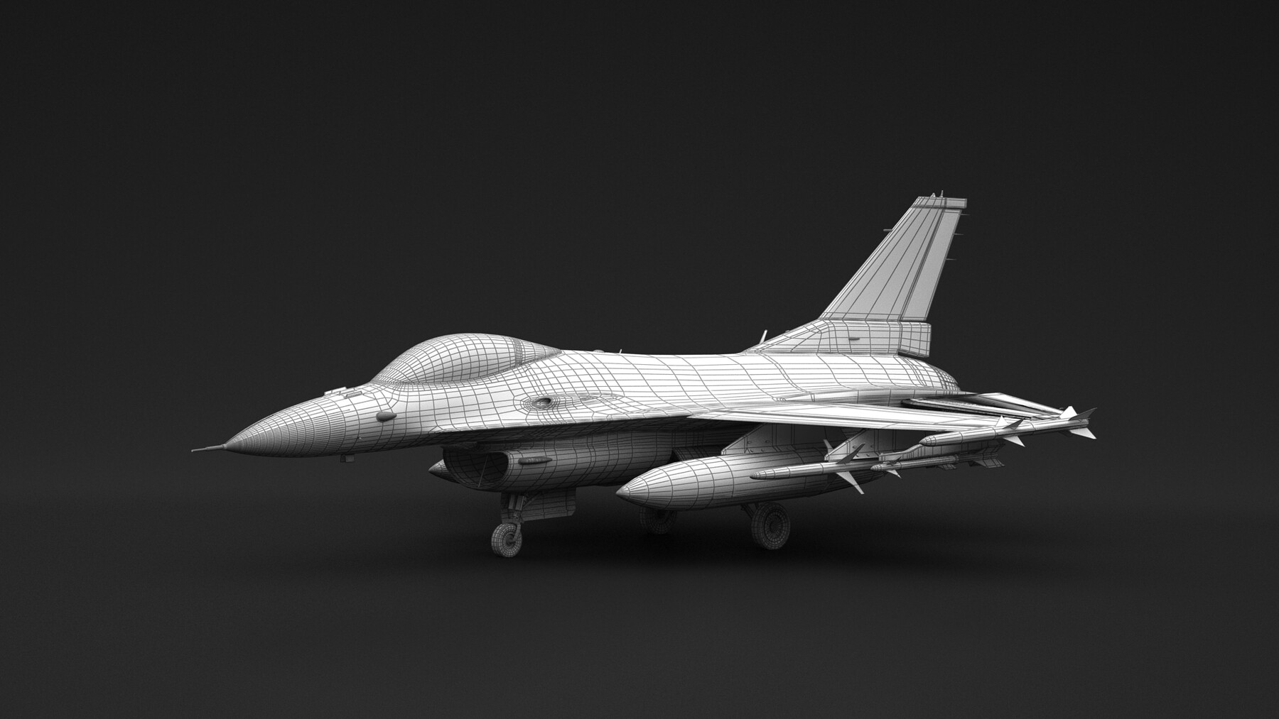ArtStation - F-16 Fighting Falcon | Game Assets