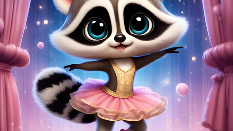 Ballet Raccoon