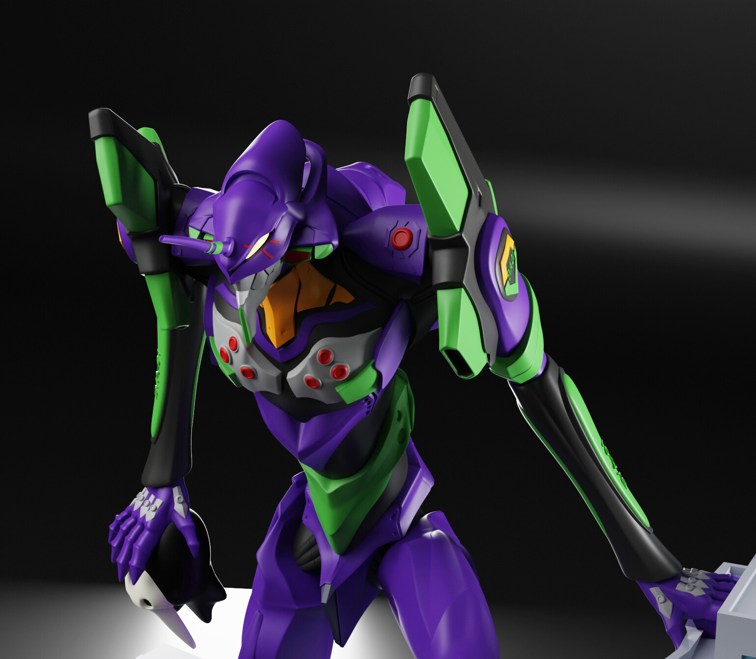 ArtStation - EVA-01 FROM ANIME EVANGELION | Game Assets