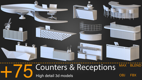 +75-Counters & Receptions-Kitbash -vol.01