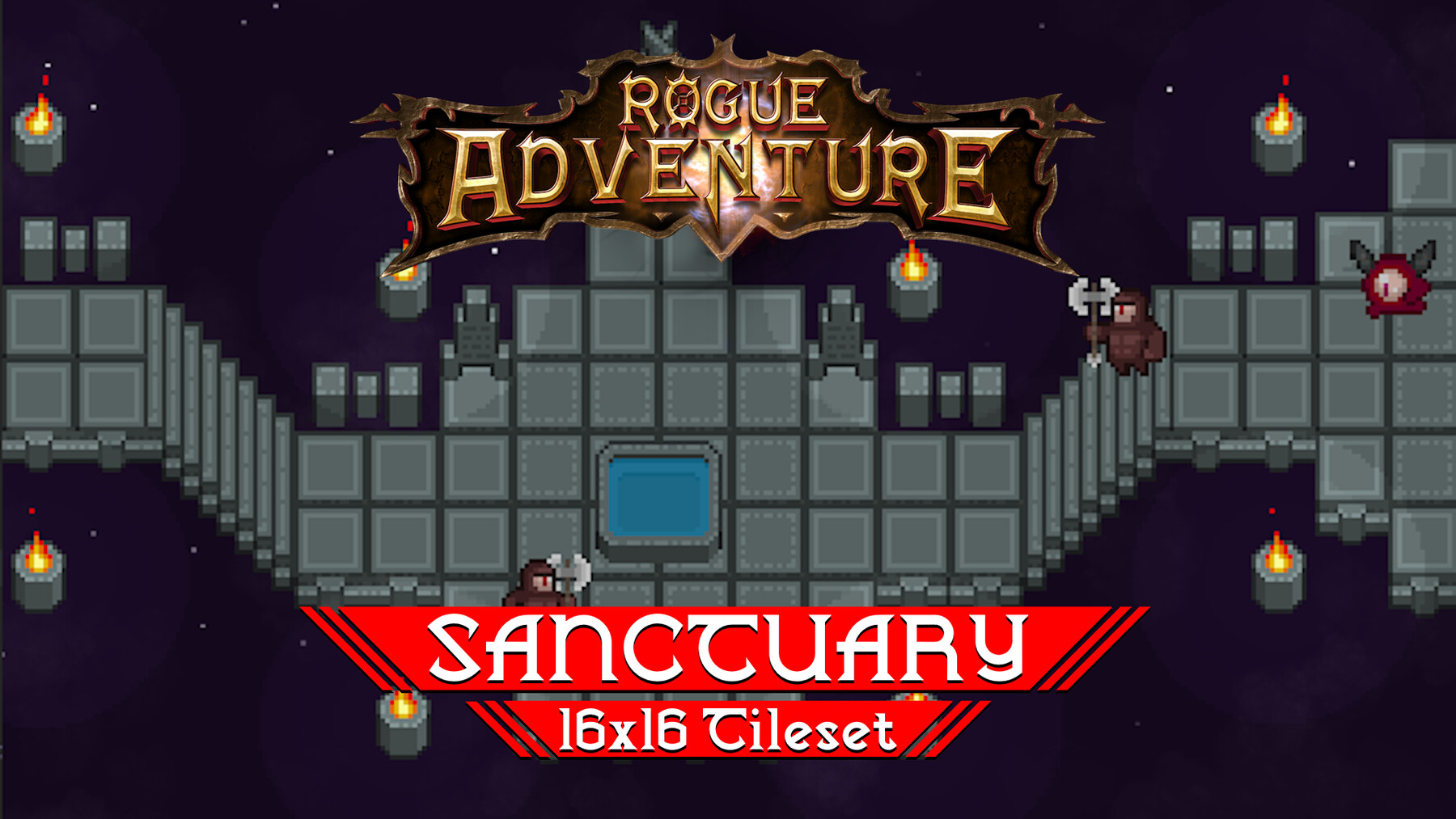 ArtStation - Sanctuary Tileset - Rogue Adventure | Game Assets