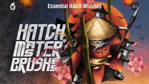 Hatch Master Brushes for Illustrator