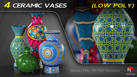 4 Ceramic vases (02)