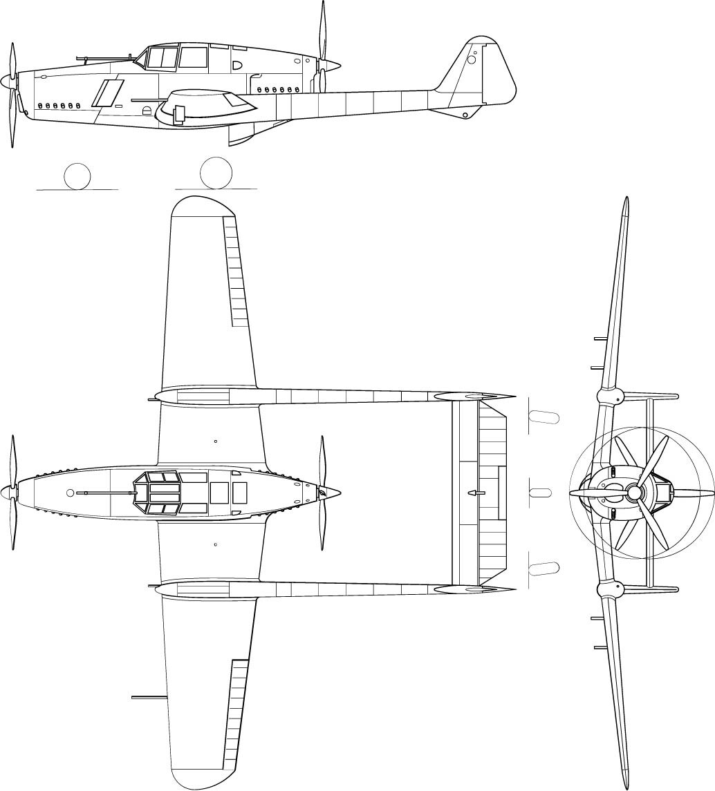 ArtStation - Fokker DXXIII 3-view line drawing-svg vector file | Artworks