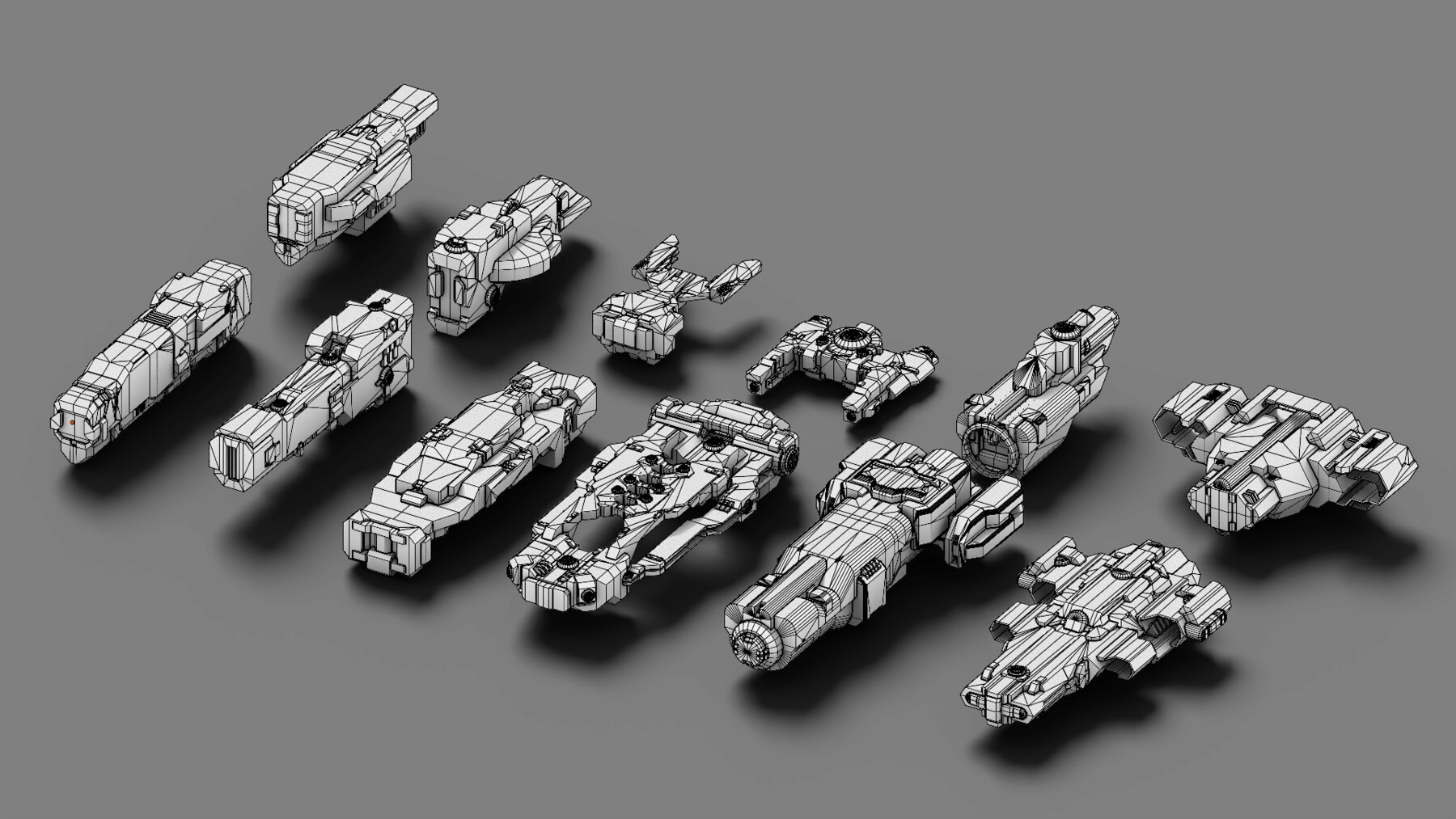 ArtStation - Spaceship Kitbash Pack | Resources