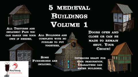 5 Medieval Buildings_Volume 1