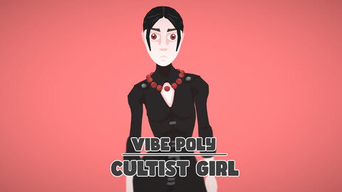 Vibe Poly - Cultist Girl - Rigged