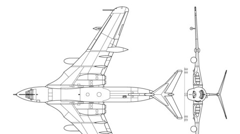 Handley Page Victor 3-svg vector file