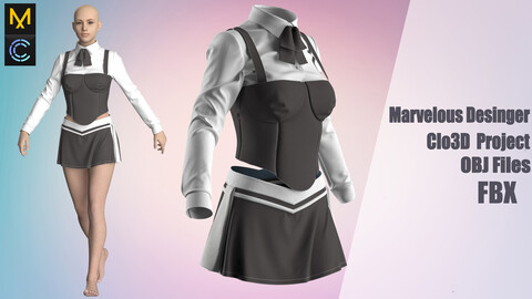 Suite №188 "Marvelous Designer" /Zprj/ OBJ+FBX