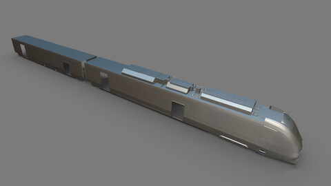 bullet train case 3D model