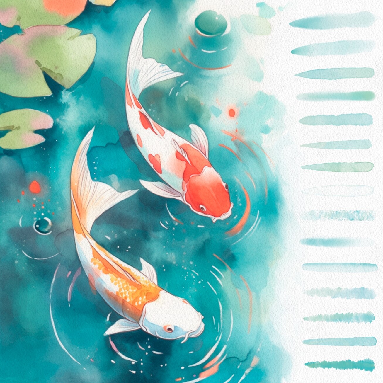 ArtStation - Realistic Triton Watercolor Brushes for Procreate ...