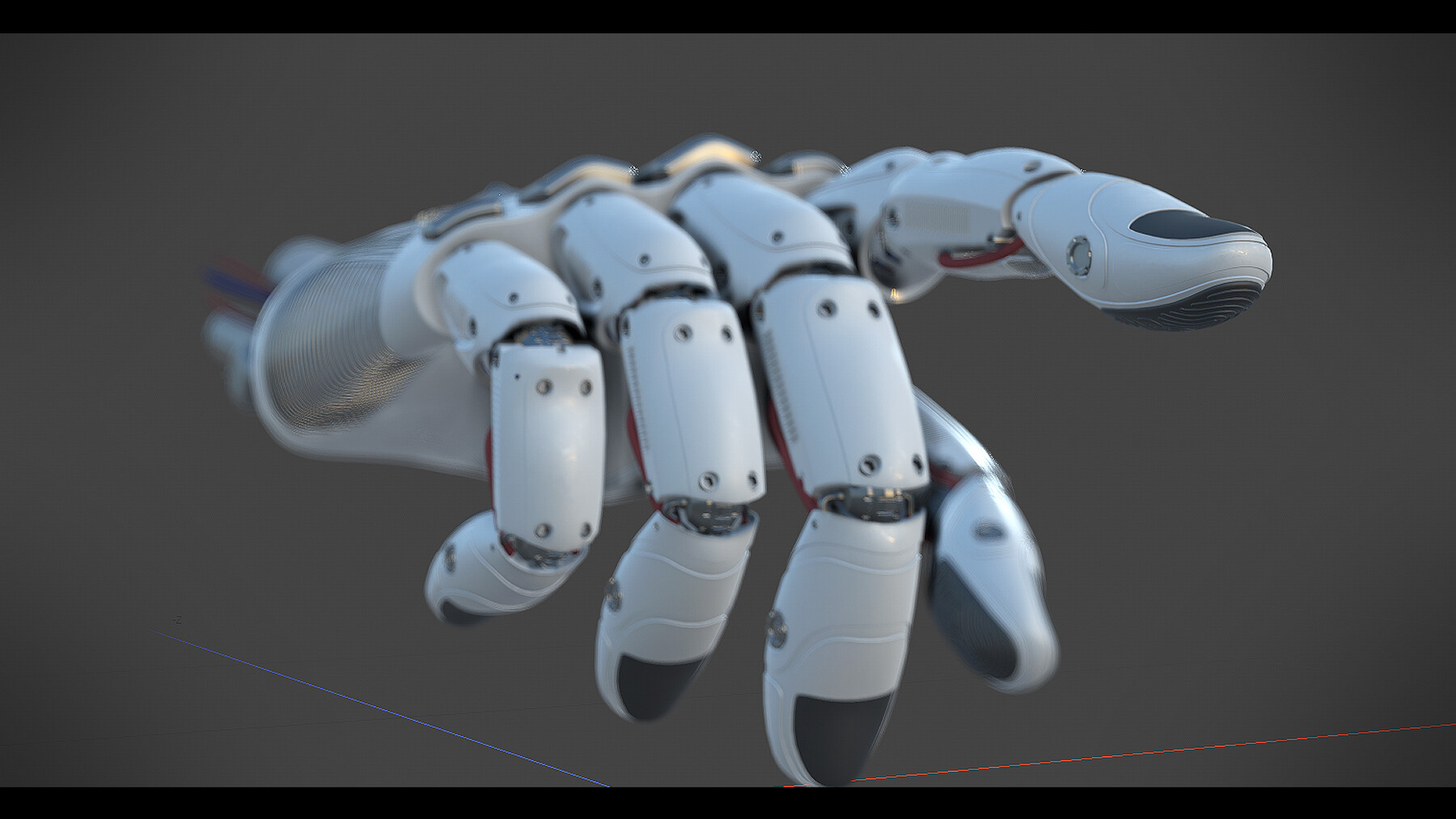 ArtStation - Plasticity 3D Modelling of Hibrid Bionic Hand (course for Plasticity  3D)