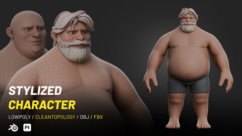 Stylized Fat Character