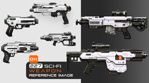 Sci-fi Weapon|8K Reference Images