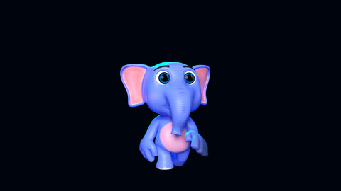 Cartoon Elephant Animation