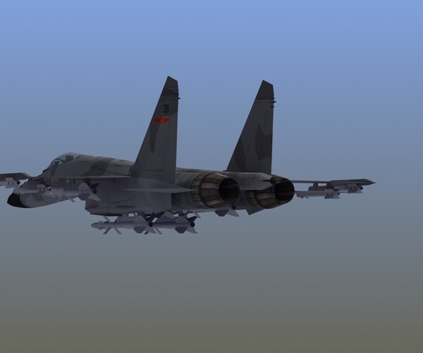 ArtStation - J11 Chinese Flanker L | Game Assets