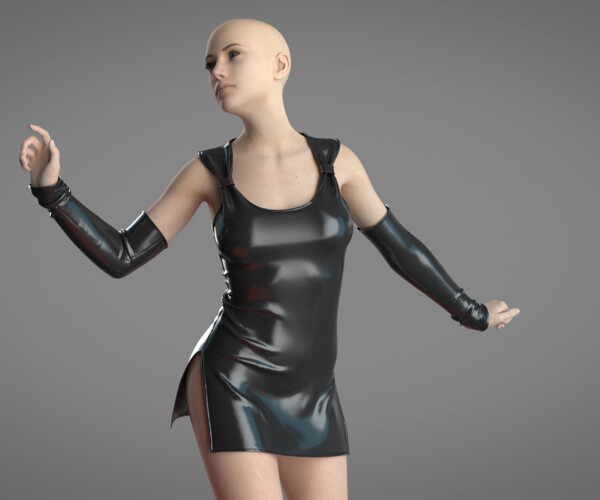 ArtStation - Women in latex suit