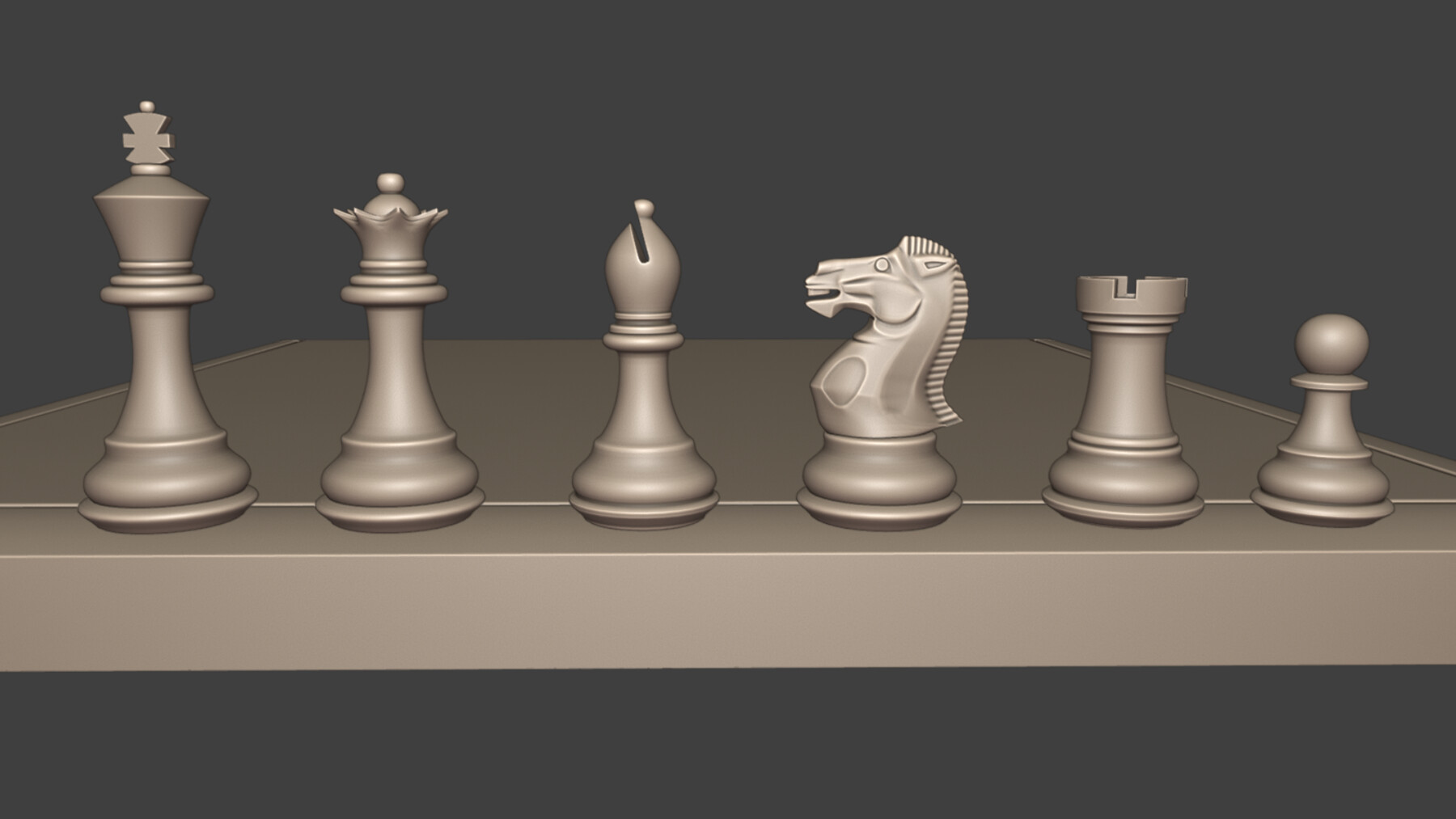 ArtStation - Dark Chess, Pedestal Game Table and Chairs | Resources