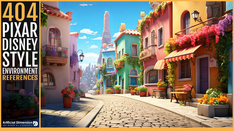 404 Pixar & Disney Style Environment