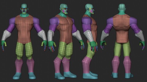 Stylized Average Infinity Basemesh