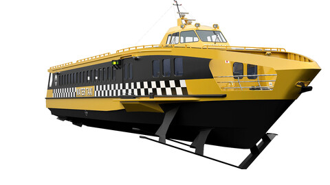 Fast Passanger ferry Yellow