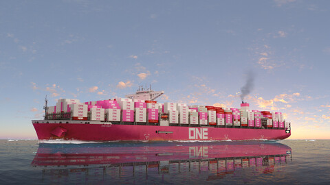 ONE Container ship