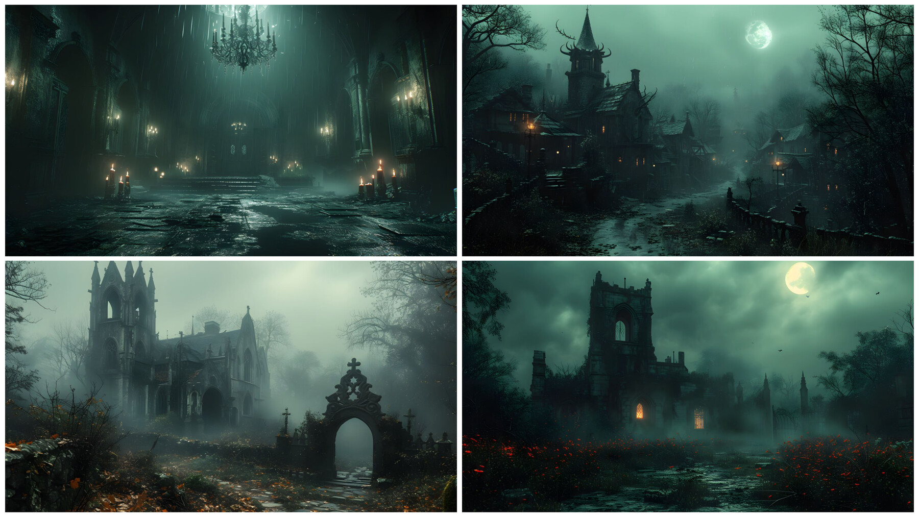 ArtStation - +360 Vampire Environment Concept(4k) | Artworks