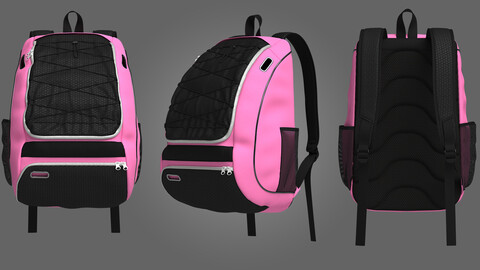 Back Pack 3d Model