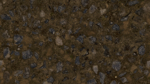 Asphalt Seamless Texture Patterns 2k (2048*2048) | EXR 5 | JPG 5 File Formats All Texture Apply After Object Look Like A 3D