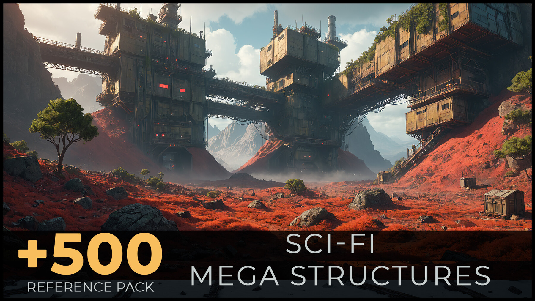 ArtStation - +500 Sci-Fi MegaStructures - Concept Art References (8K ...