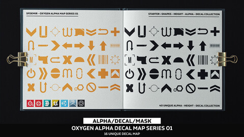 Oxygen Alpha - Decal Map Series 01 - Collection