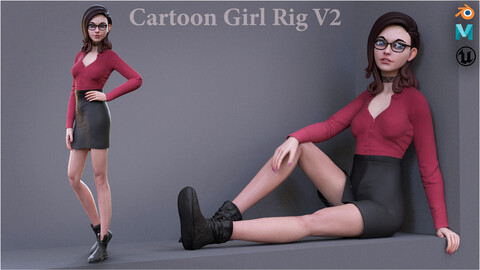 Cartoon Girl Ver 2