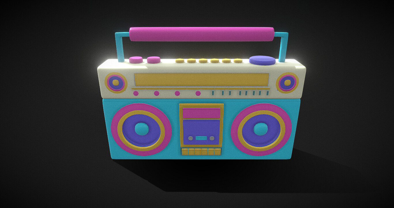 ArtStation - Boombox | Game Assets