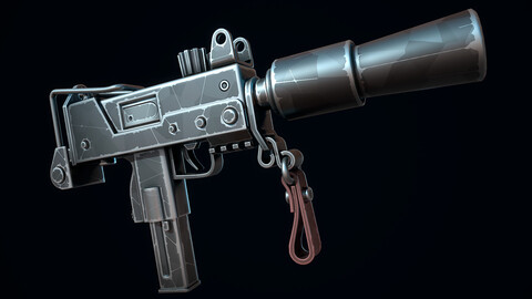 Stylized MAC-10