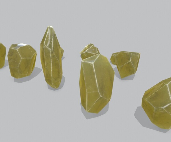 ArtStation - crystal set | Game Assets