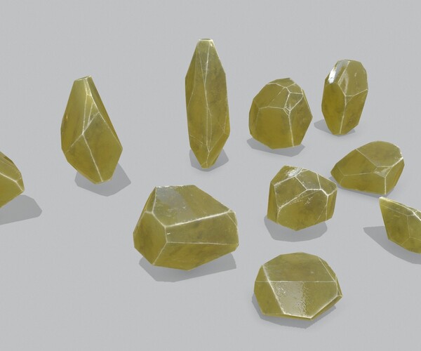 ArtStation - crystal set | Game Assets