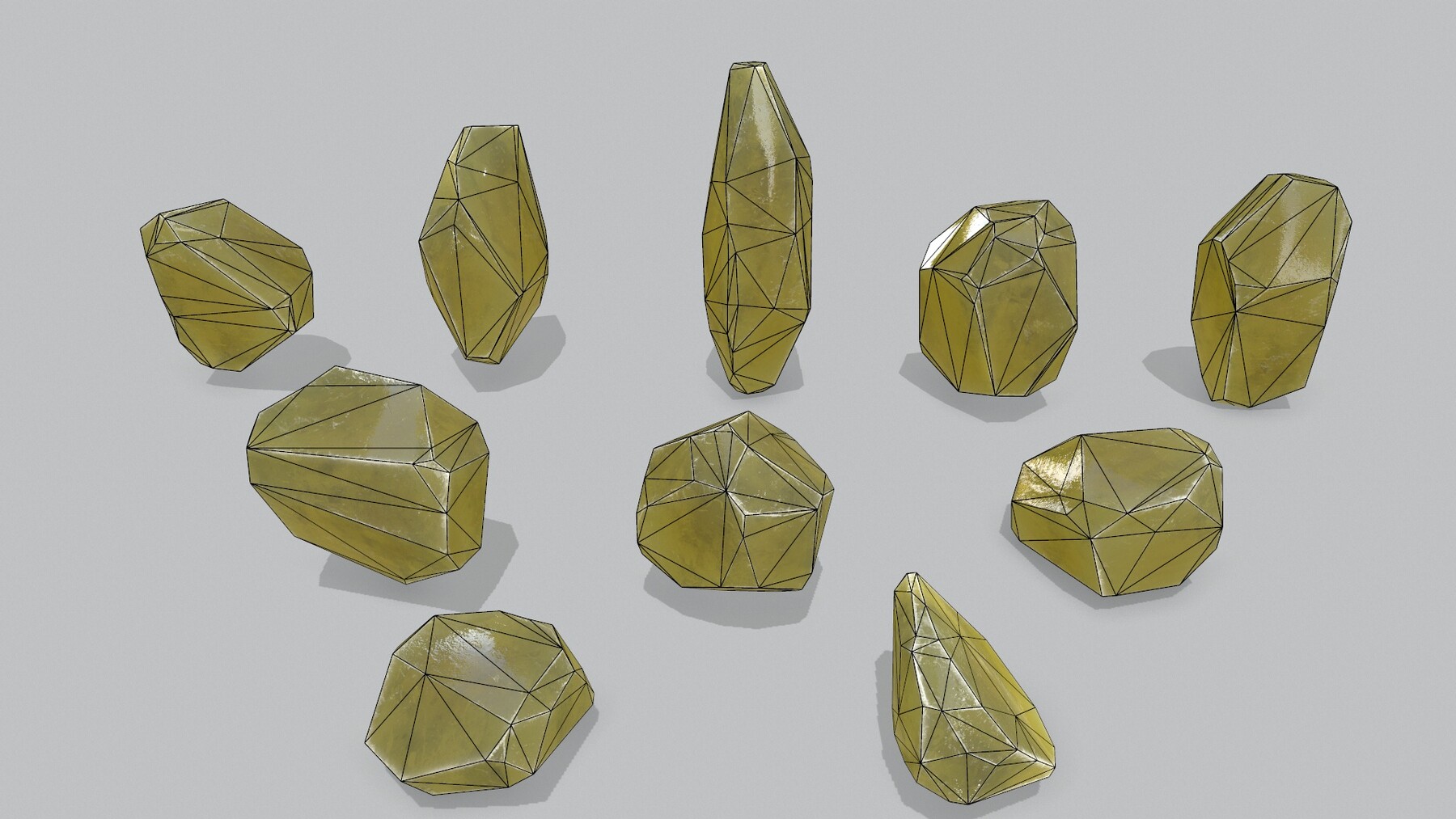 ArtStation - crystal set | Game Assets