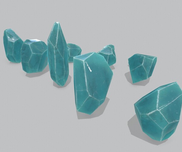 ArtStation - crystal set | Game Assets