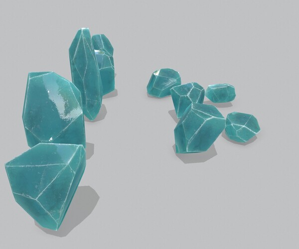 ArtStation - crystal set | Game Assets