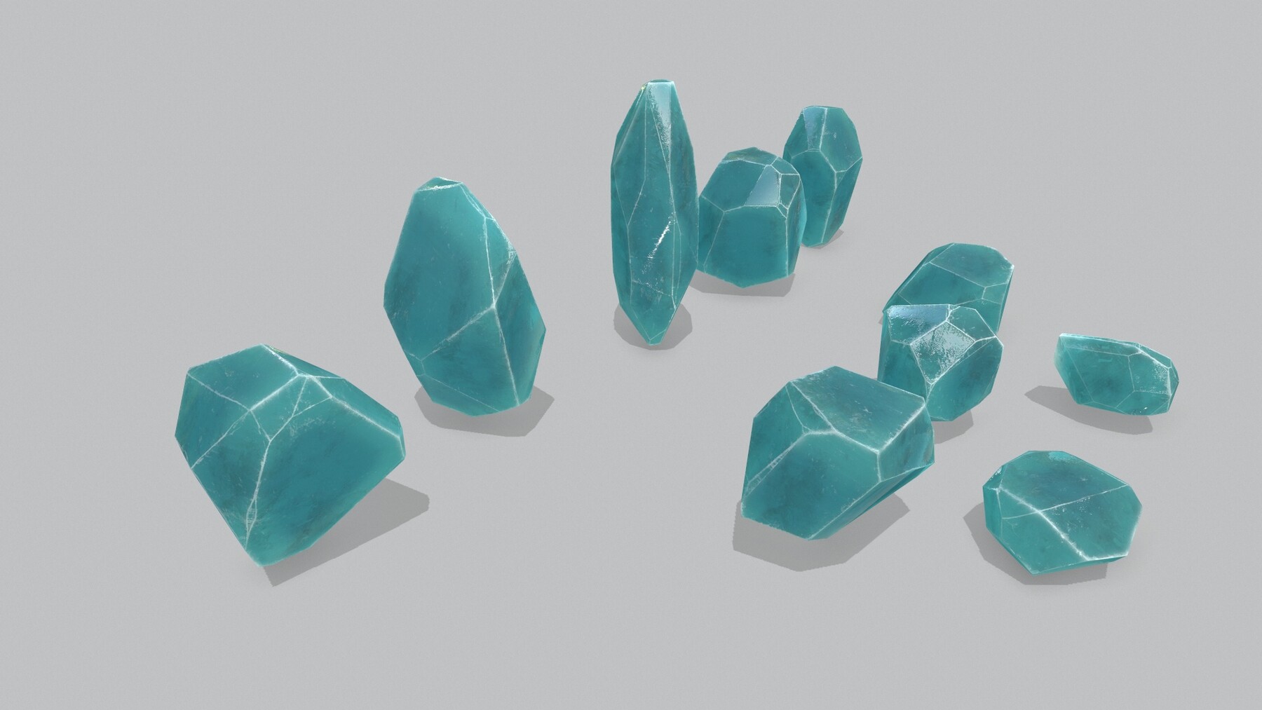 ArtStation - crystal set | Game Assets