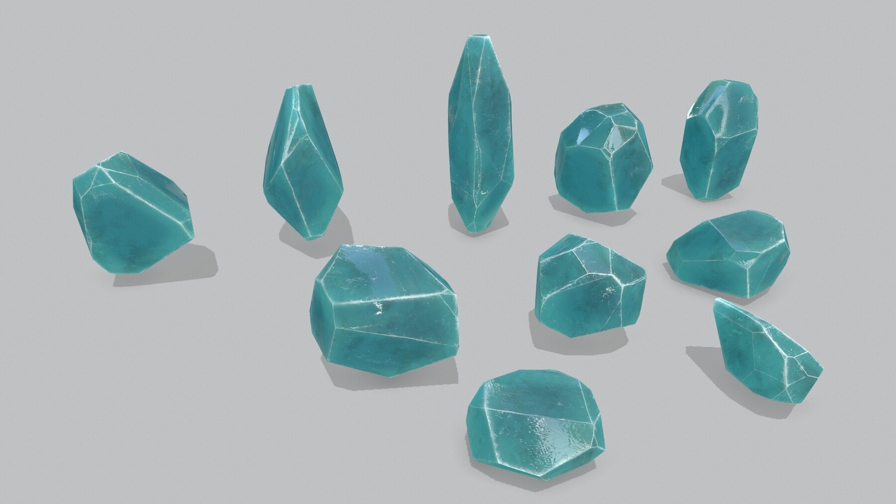 ArtStation - crystal set | Game Assets