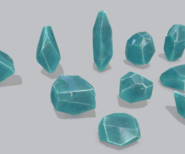 ArtStation - crystal set | Game Assets