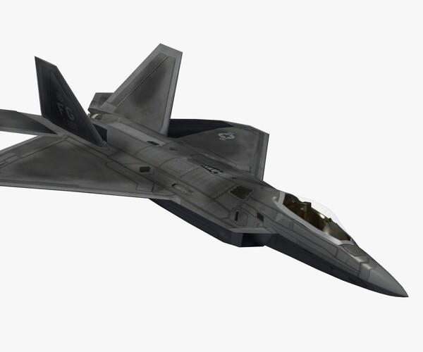 ArtStation - F22A Raptor Stealth Fighter | Game Assets